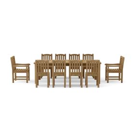 11-PC CHELSEA RECTANGULAR DINING TABLE SET