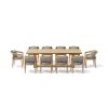 SET-368 11-PC TOSCANA DINING TABLE SET