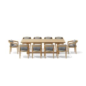 SET-368 11-PC TOSCANA DINING TABLE SET