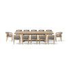 SET-367 13-PC TOSCANA EXTENSION DINING TABLE